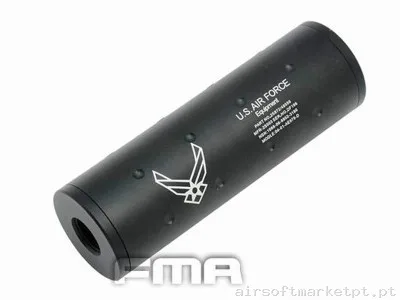Silenciador curto Mirror Face — Supressores & Tracers — Airsoft Market PT