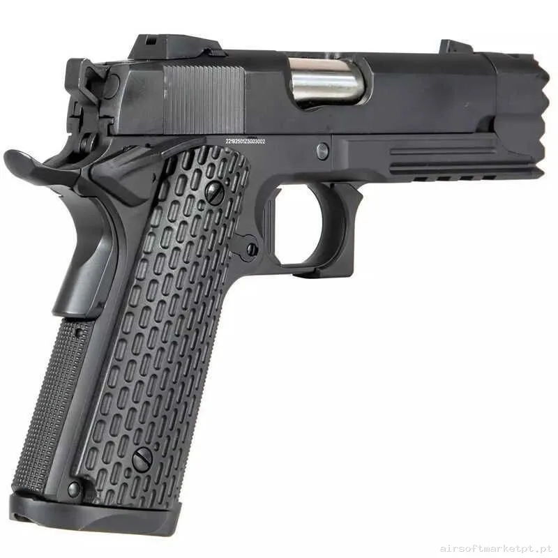 Pistola 1911 GBB Golden Eagle Strike Warrior Negra — Pistolas — Airsoft Market PT (foto 2)