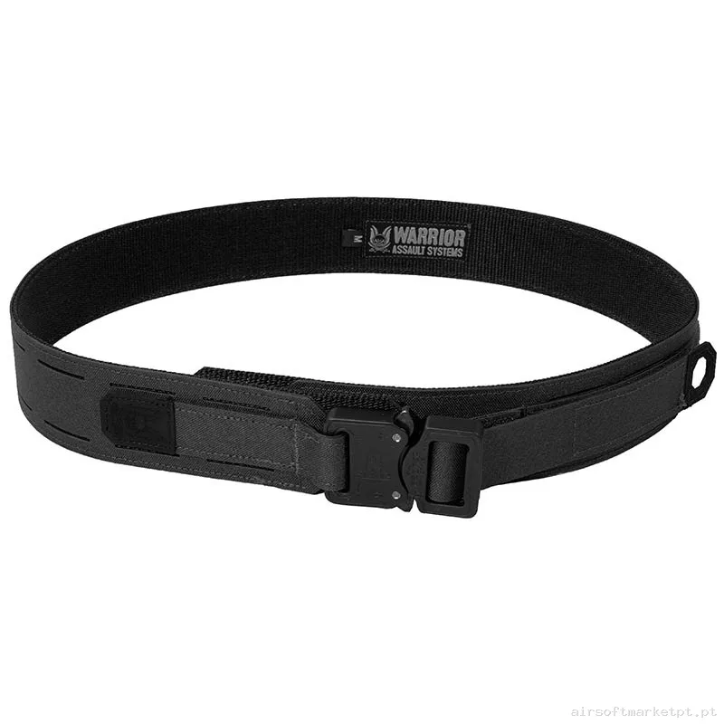 Cinturão tático MOLLE Warrior Assault Laser Cut Fight Light Cobra Belt preto — Gear Táctico — Airsoft Market PT