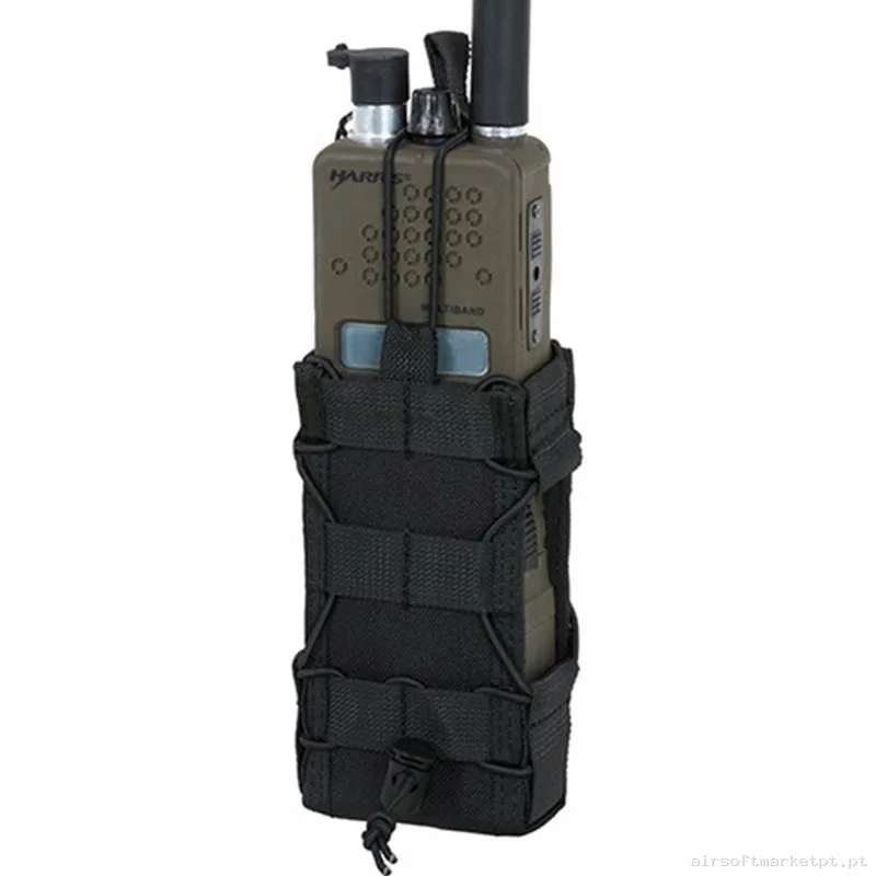 Pouch Portaradio Oem Open Top negro — Coletes & Rigs — Airsoft Market PT