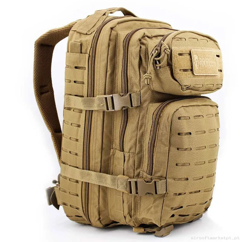 MOCHILA LÁSER INMORTAL WARRIOR 36L TAN — Sacos & Mochilas — Airsoft Market PT
