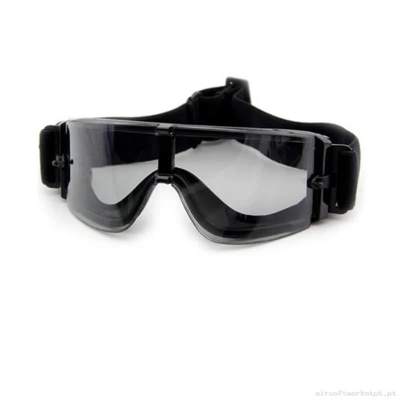 GAFAS CON 3 LENTES RK5 NEGRO — Proteção Ocular & Facial — Airsoft Market PT (foto 2)