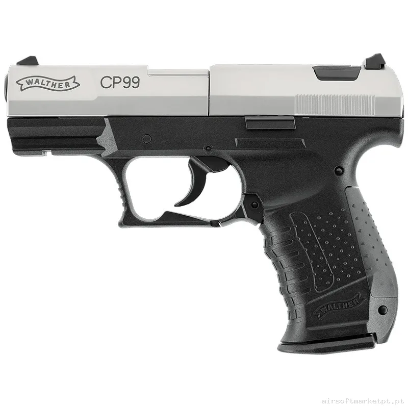 Airgun CO2 4.5mm Pistola Umarex Walther Cp99 preta/Cinza — Pistolas — Airsoft Market PT