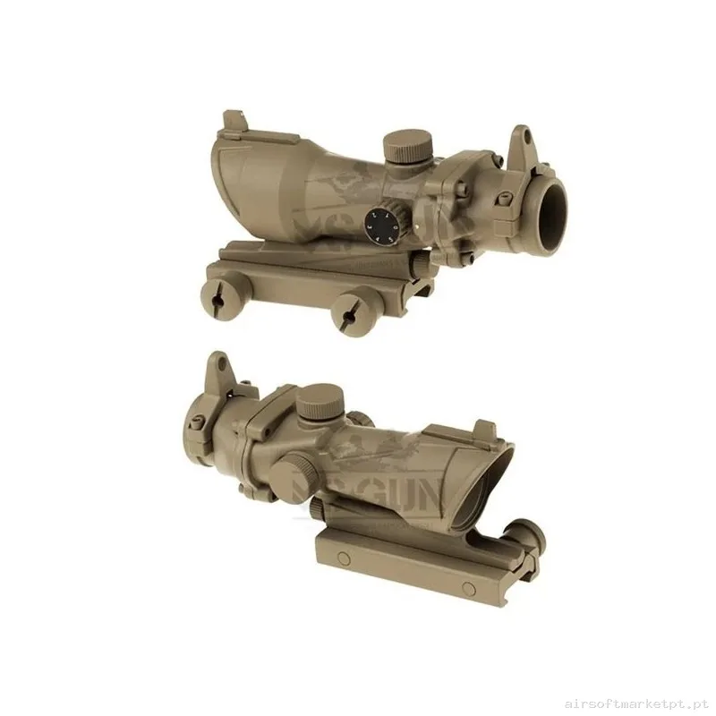 Red Dot ACOG 1x32 - Tan AIM-O — Miras & Ópticas — Airsoft Market PT