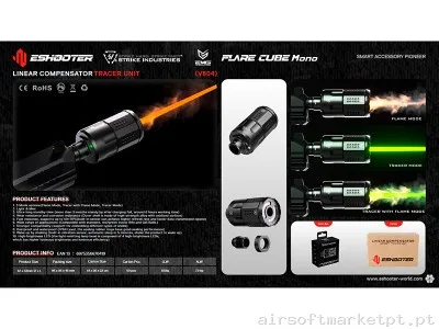 Traçador Unit Flare Mono V804 E-Shooter — Supressores & Tracers — Airsoft Market PT (foto 2)