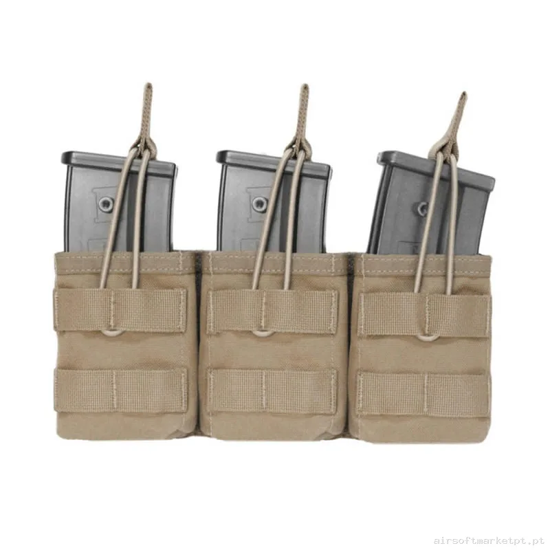 Pouch Magazine Pouch Triplo G36 Warrior Assault Open Top coyote tan — Coletes & Rigs — Airsoft Market PT
