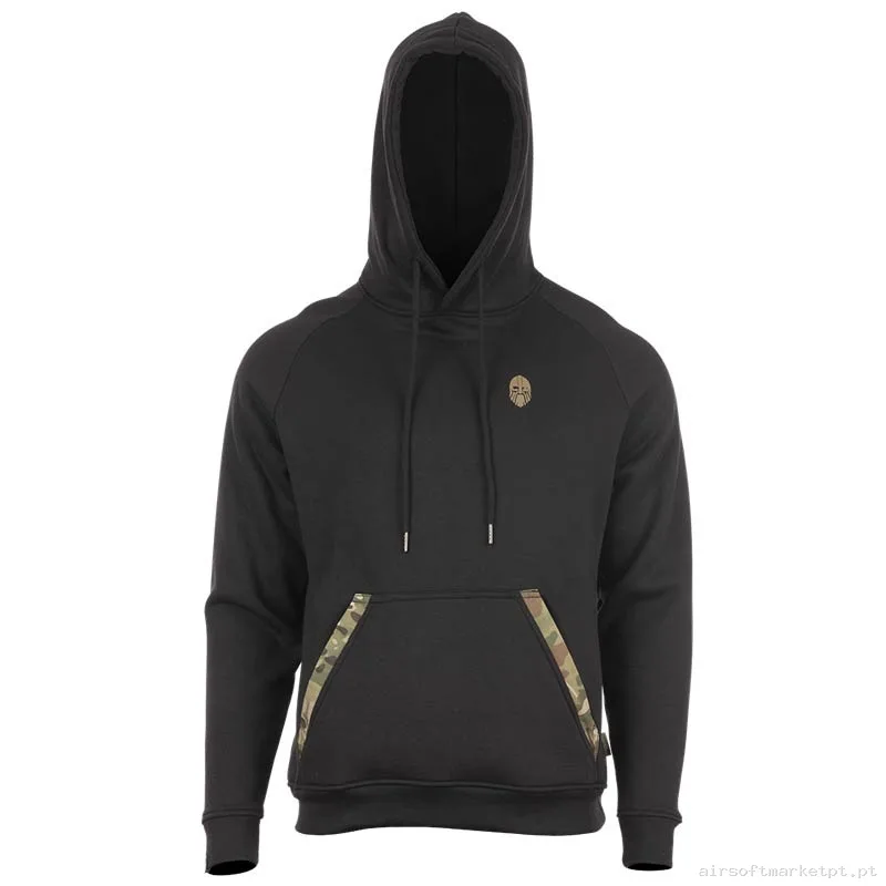 Moletom Tático Ragnar Street Sigi Hoodie preta/Multicam — Vestuário (Fardas) — Airsoft Market PT