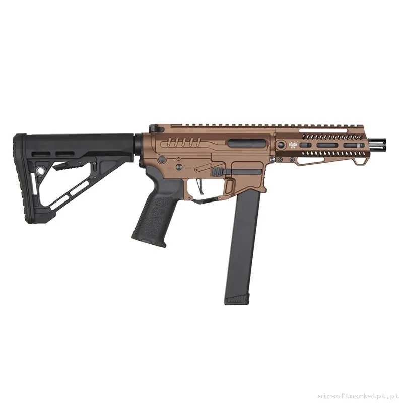 Fusil PW9 Bronce Zion Arms Con Gatillo Electrónico — SMGs — Airsoft Market PT (foto 2)