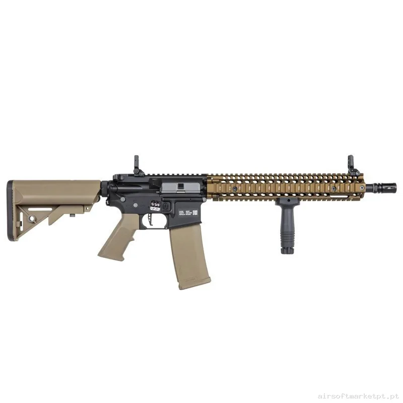 RÉPLICA AEG MK18 DANIEL DEFENSE SA-P26 PRIME ASTER II MOTOR BRUSHLESS SPECNA ARMS NEGRA/BRONCE — Rifles de Assalto (AR/M4/AK) — Airsoft Market PT (foto 2)