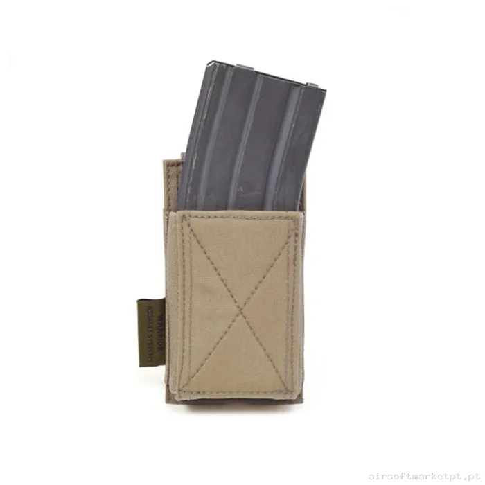 Pouch Magazine Pouch M4/Ak Warrior Assault Elástico coyote tan — Coletes & Rigs — Airsoft Market PT