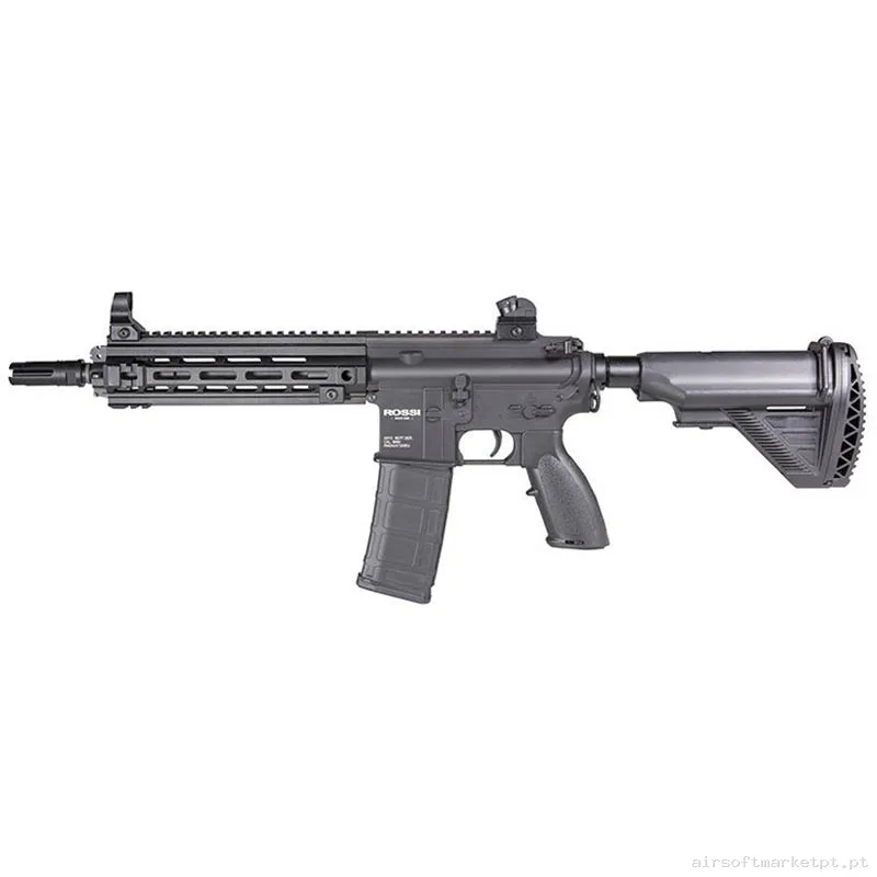 Réplica airsoft AEG M4 Rossi Neptune 9" Devgru Full Black — Rifles de Assalto (AR/M4/AK) — Airsoft Market PT