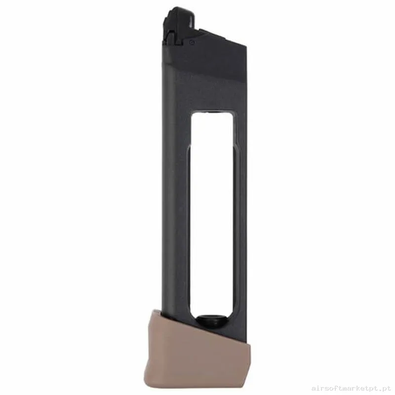 Magazine Pistola CO2 Glock Secutor Gladius Magna 23 Bbs tan — Carregadores / Magazines — Airsoft Market PT