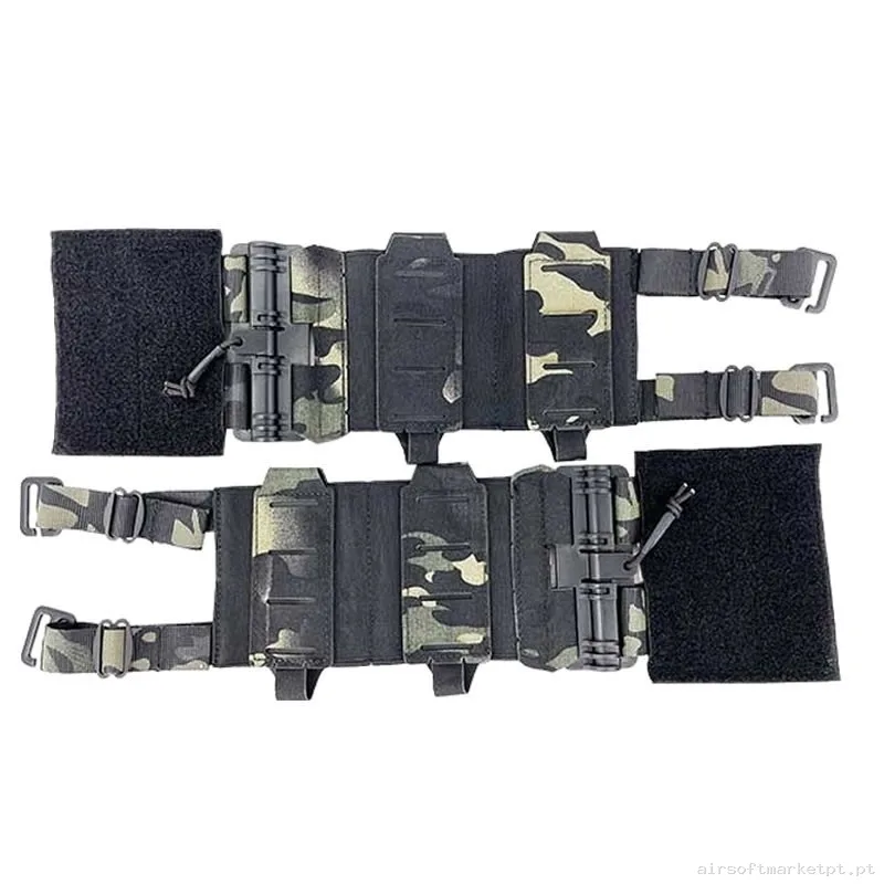 CUMMERBOUND ELÁSTICO CONQUER MULTICAM BLACK — Coletes & Rigs — Airsoft Market PT