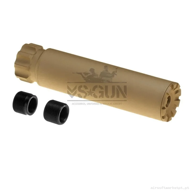 Silenciador Fma Specter Tan 152x35mm — Supressores & Tracers — Airsoft Market PT (foto 3)
