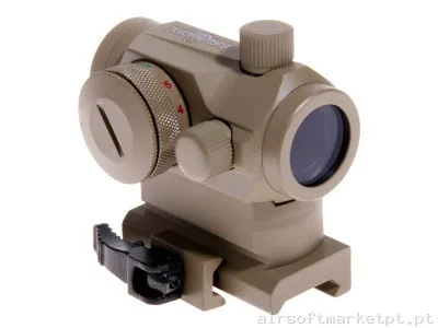 Mira Red Dot G2 Duel Code Tan — Lanternas & Lasers — Airsoft Market PT (foto 4)
