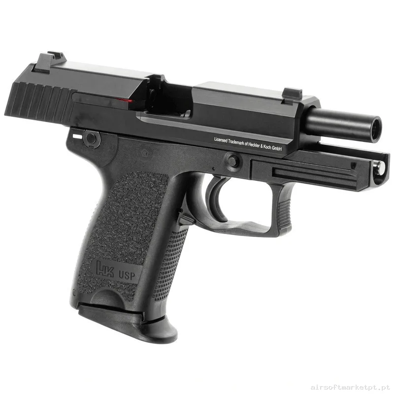 Pistola GBB USP Compact Umarex H&K Negra (By KWA) — Pistolas — Airsoft Market PT (foto 3)