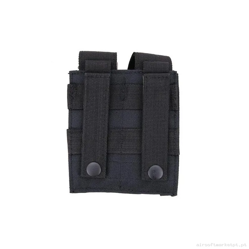 Pouch Doble Para Cargador de Pistola Molle - Negro — Coletes & Rigs — Airsoft Market PT (foto 2)
