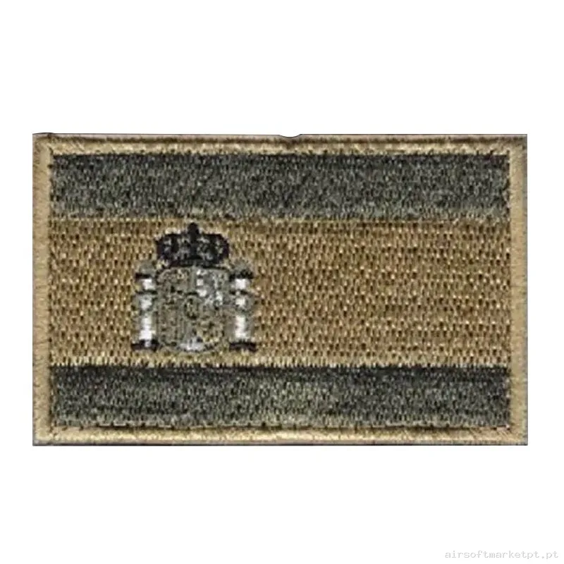 Parche Tela Oem Bandera Espanha verde — Patches & Decoração — Airsoft Market PT