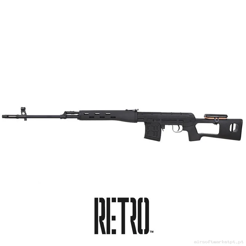 Dragunov Specna Arms Svd Retro Muelle Negro — Snipers — Airsoft Market PT