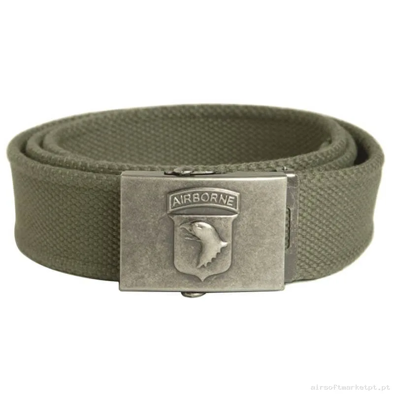 Cinturão tático Mil-Tec Airborne 40mm verde od — Gear Táctico — Airsoft Market PT
