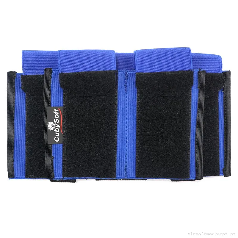 Pouch Magazine Pouch Quintuple M4 Cubysoft Thunder Mag Pouch Ar Mag X3+2 azul — Coletes & Rigs — Airsoft Market PT