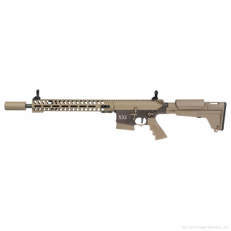 Réplica airsoft AEG DMR Secutor Rapax Xxi M.8 tan — Rifles de Assalto (AR/M4/AK) — Airsoft Market PT