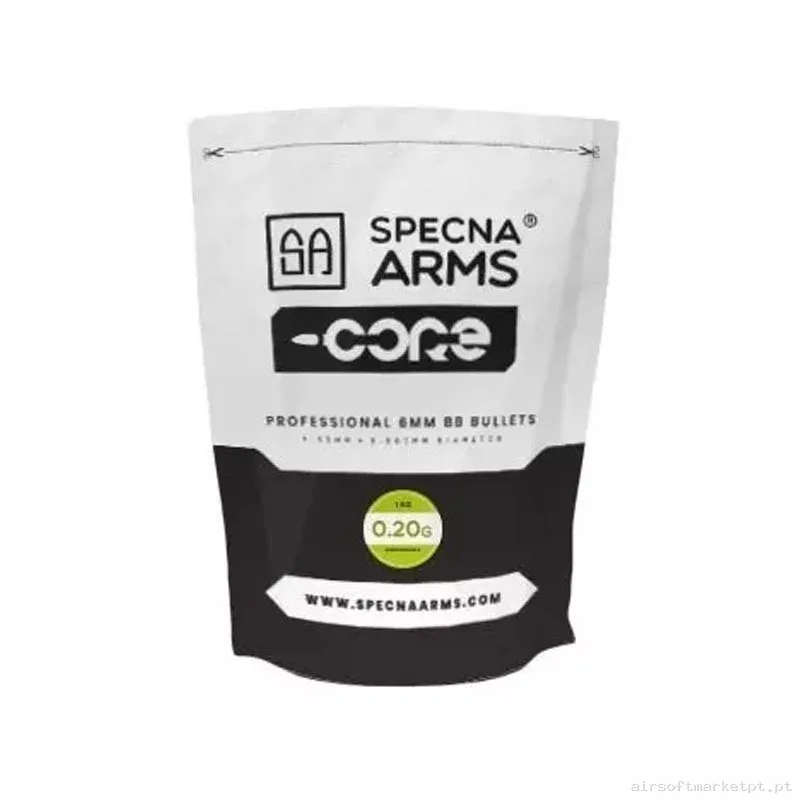 Bolas Specna Arms Core 0.20g Bio 1kg Blanca — Munição (BBs) — Airsoft Market PT