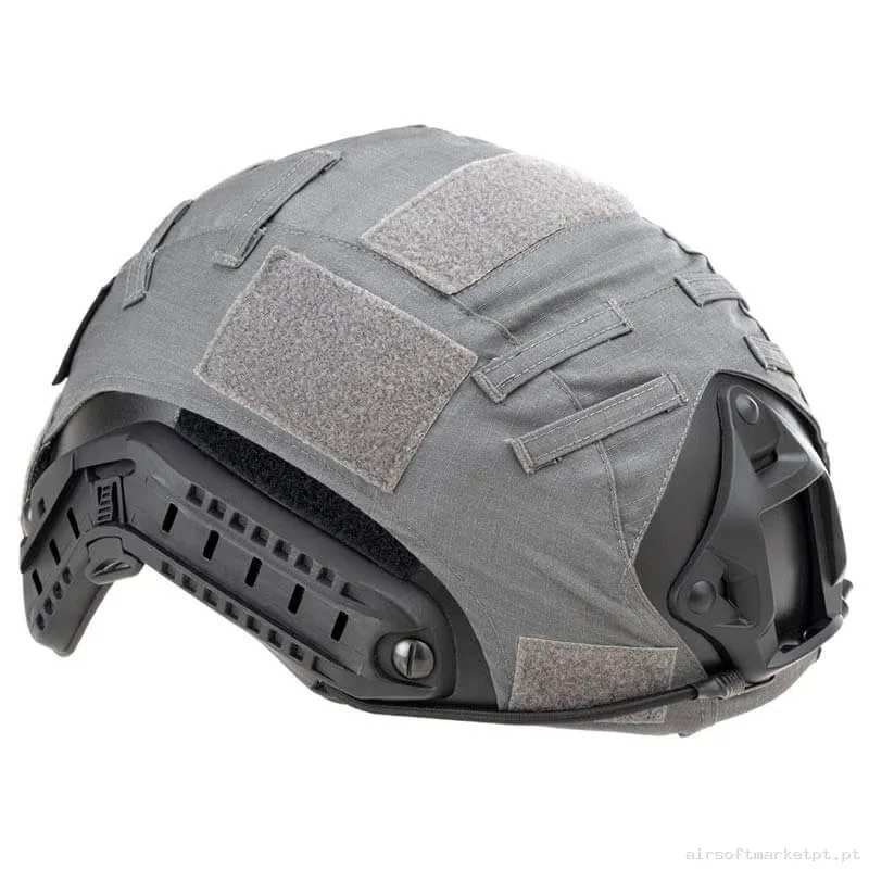Capa de capacete Fast Velcro Invader Gear Mod 2 Cinza Lobo — Capacetes — Airsoft Market PT