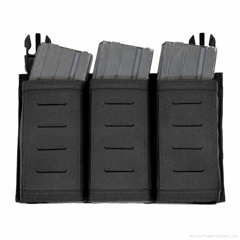 Pouch Magazine Pouch Triple M4 Warrior Assault Laser Cut Detachable for Rpc negro — Coletes & Rigs — Airsoft Market PT