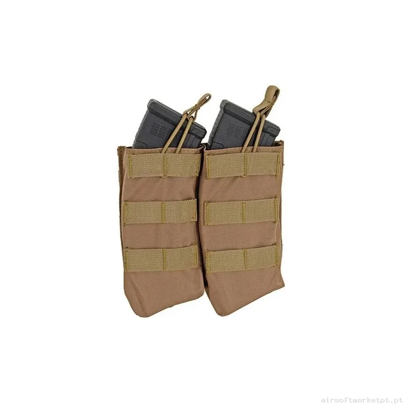 Pouch AK47 Molle Modular Doble - Tan — Coletes & Rigs — Airsoft Market PT