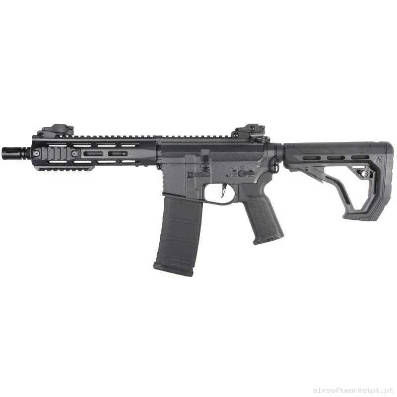 Réplica airsoft AEG M4 Delta Armory Charlie DA-C08-CRB-EGL M-Lok 8" águia negra — Rifles de Assalto (AR/M4/AK) — Airsoft Market PT