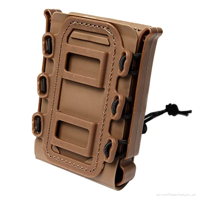Bolsa Magazine Pouch Universal Fma Soft Shell Scorpion Mag Carrier Terra Escura — Coletes & Rigs — Airsoft Market PT