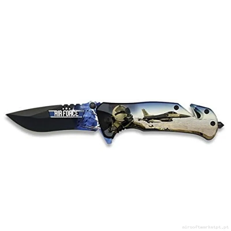 NAVAJA ALBAINOX ASISTIDA 8.2CM AIR FORCE — Ferramentas — Airsoft Market PT
