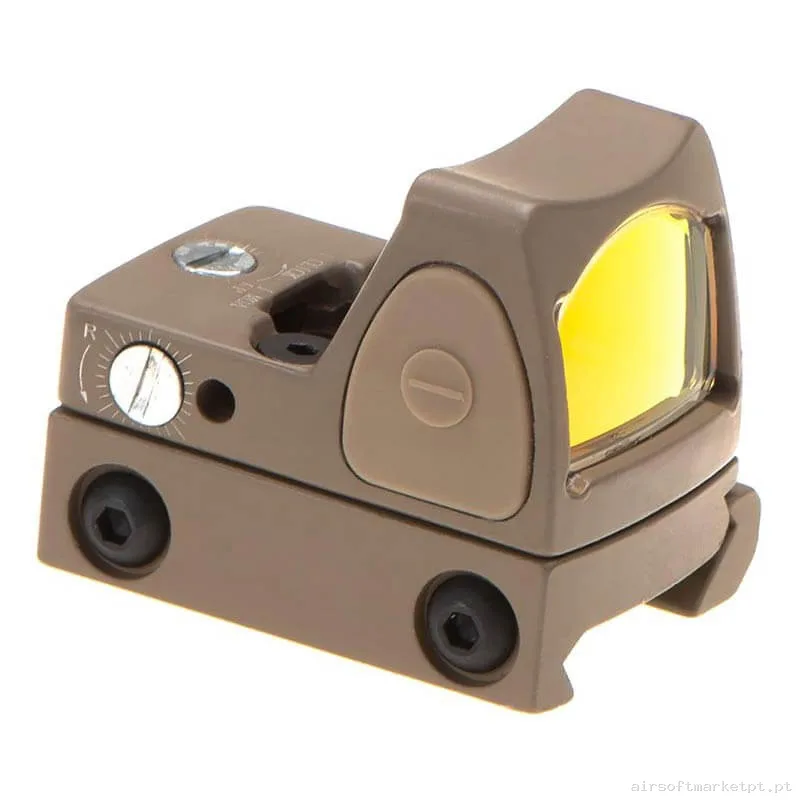 Mira Ponto Vermelho Aim-O Ajustável Rmr tan — Miras & Ópticas — Airsoft Market PT