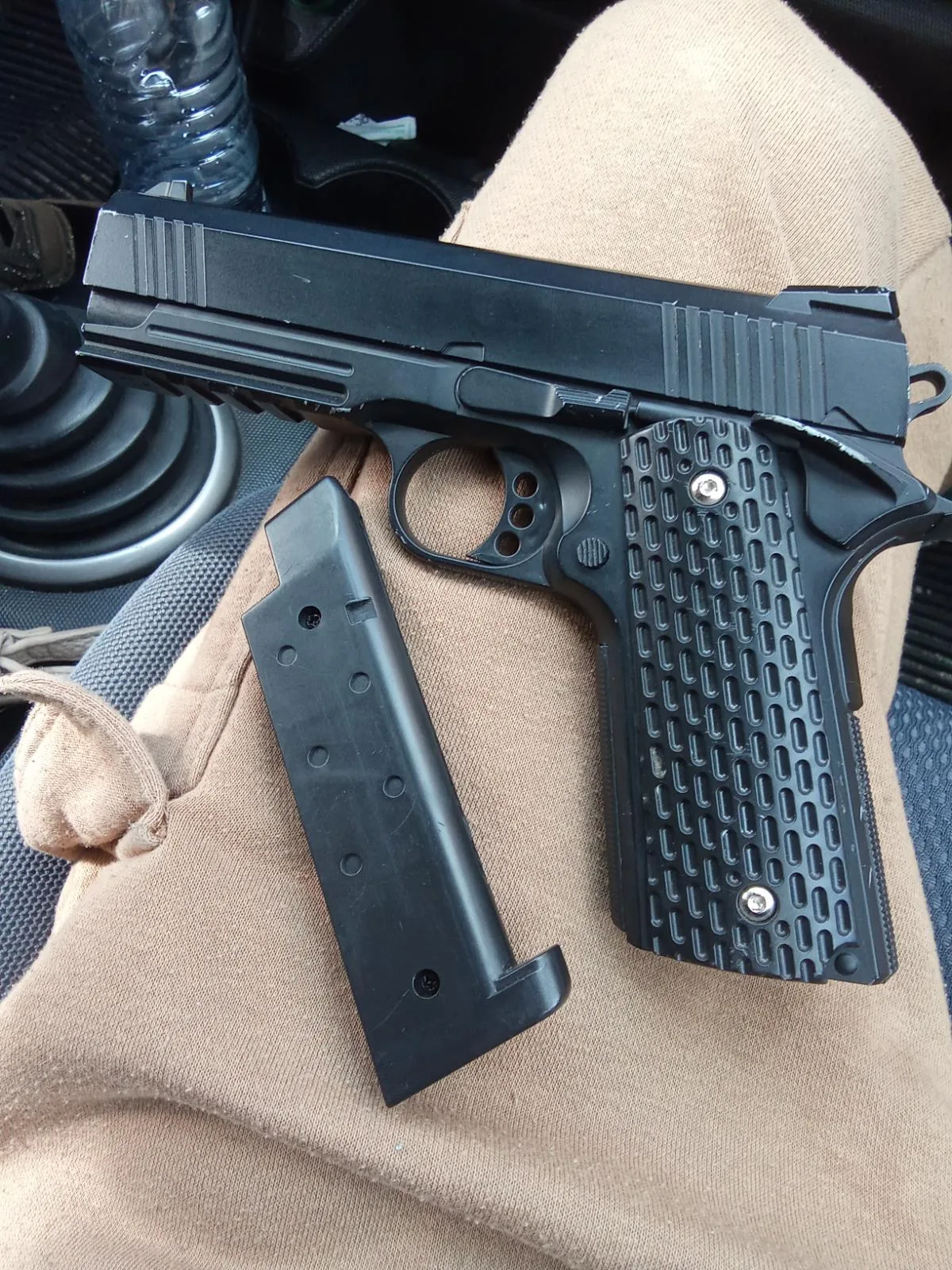 Pistola Airsoft 1911 Full Metal Spring (Mola)