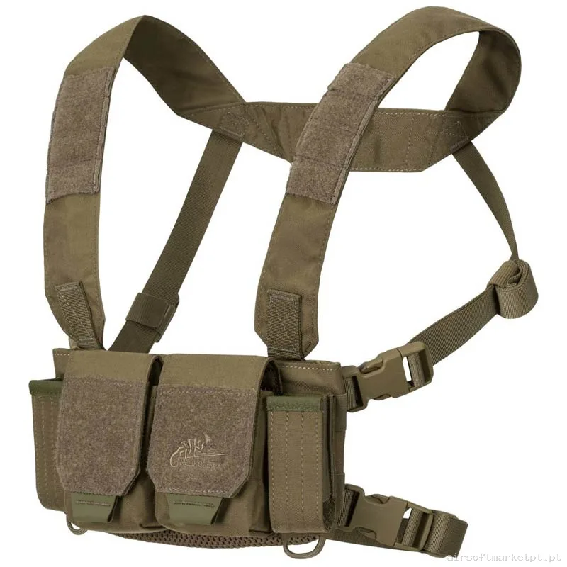 Chaleco Chest Rig Helikon-Tex Competition Multigun Rig Adaptive Green — Coletes & Rigs — Airsoft Market PT