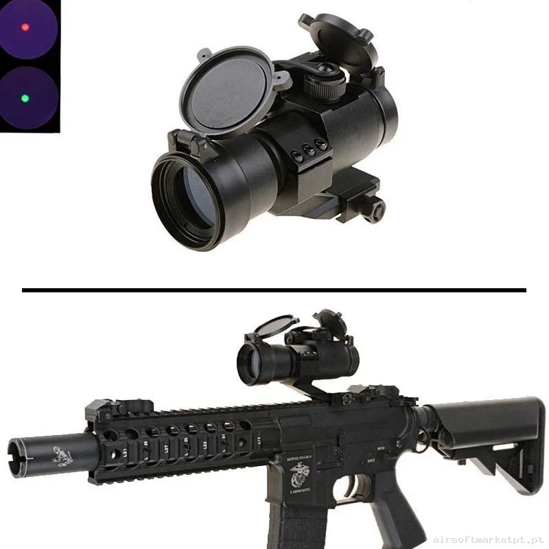 Red Dot estilo M2 - Negro — Miras & Ópticas — Airsoft Market PT