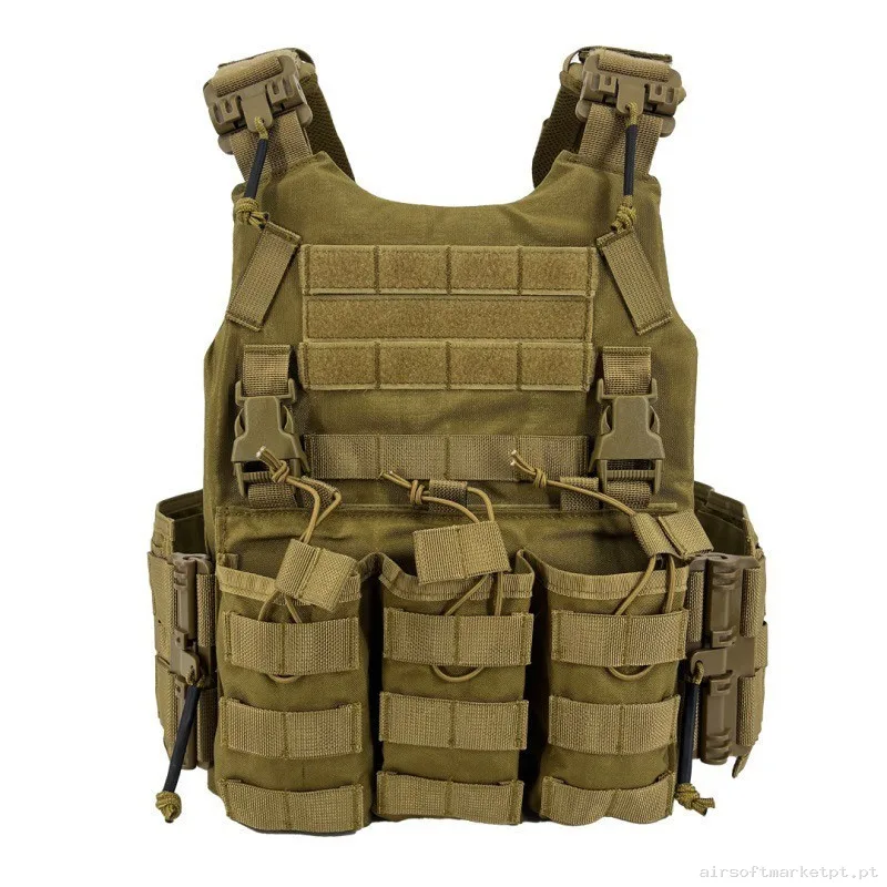 CHALECO FCS SIXMM TAN — Coletes & Rigs — Airsoft Market PT (foto 2)