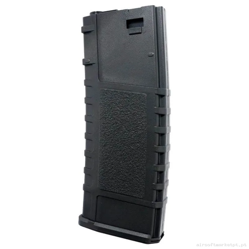 Magazine Réplica Midcap M4 Bo Manufacture Polímero 200 Bbs preto — Carregadores / Magazines — Airsoft Market PT