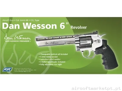 Revolver Dan Wesson 6" ASG — Pistolas — Airsoft Market PT (foto 3)