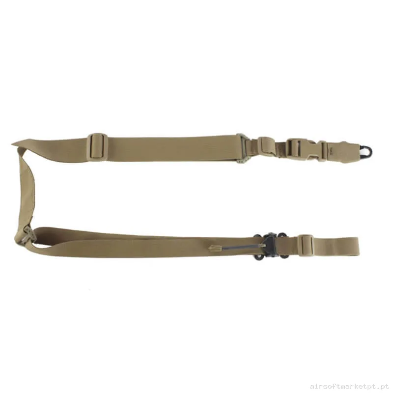 Correa Táctica 2 Pontos Extração Rápida Warrior Assault coyote tan — Gear Táctico — Airsoft Market PT