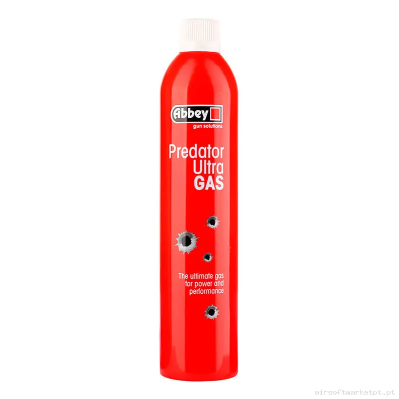 Gas Abbey Predator Ultra vermelho 700ml — Gás & CO2 — Airsoft Market PT