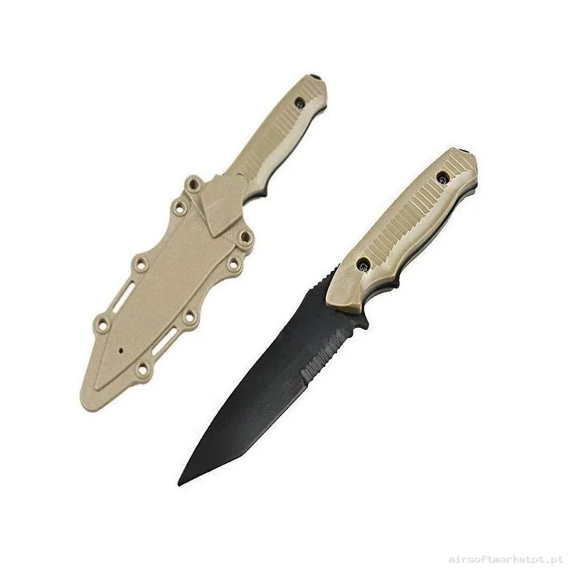 Cuchillo Realista Dummy BC141 - Tan — Acessórios & Componentes — Airsoft Market PT