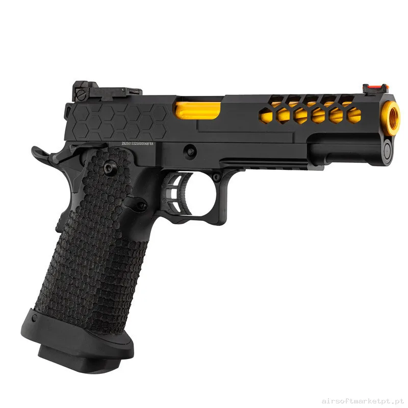 Pistola GBB Hi-Capa 5.1 Golden Eagle Excaut negra-dorada — Pistolas — Airsoft Market PT (foto 2)