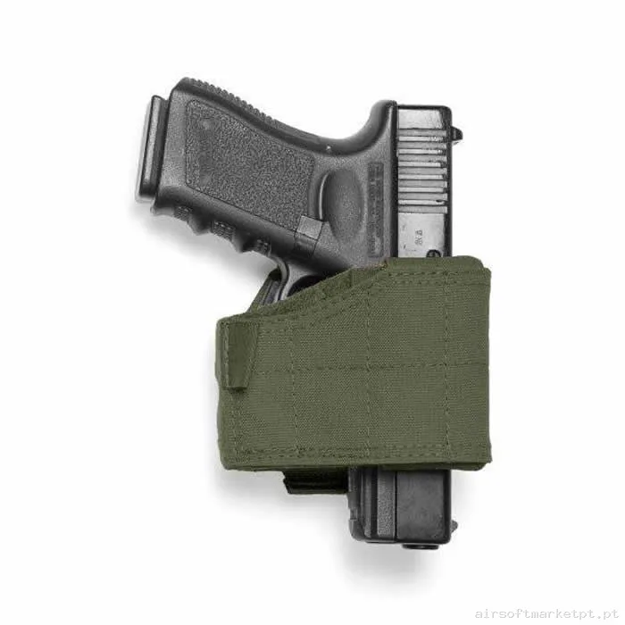 Pistolera Tela Universal MOLLE Warrior Assault verde od — Coletes & Rigs — Airsoft Market PT