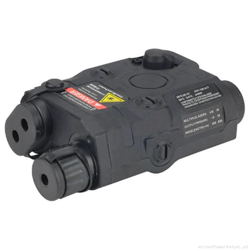 Externo An/Peq-15 Ponteiro laser verde Portabateria Fma Tb545 negro — Acessórios & Componentes — Airsoft Market PT