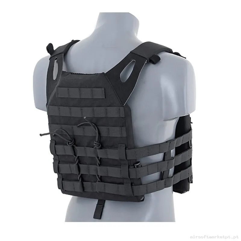 CHALECO JPC PORTA PLACAS EMERSON NEGRO — Coletes & Rigs — Airsoft Market PT (foto 2)