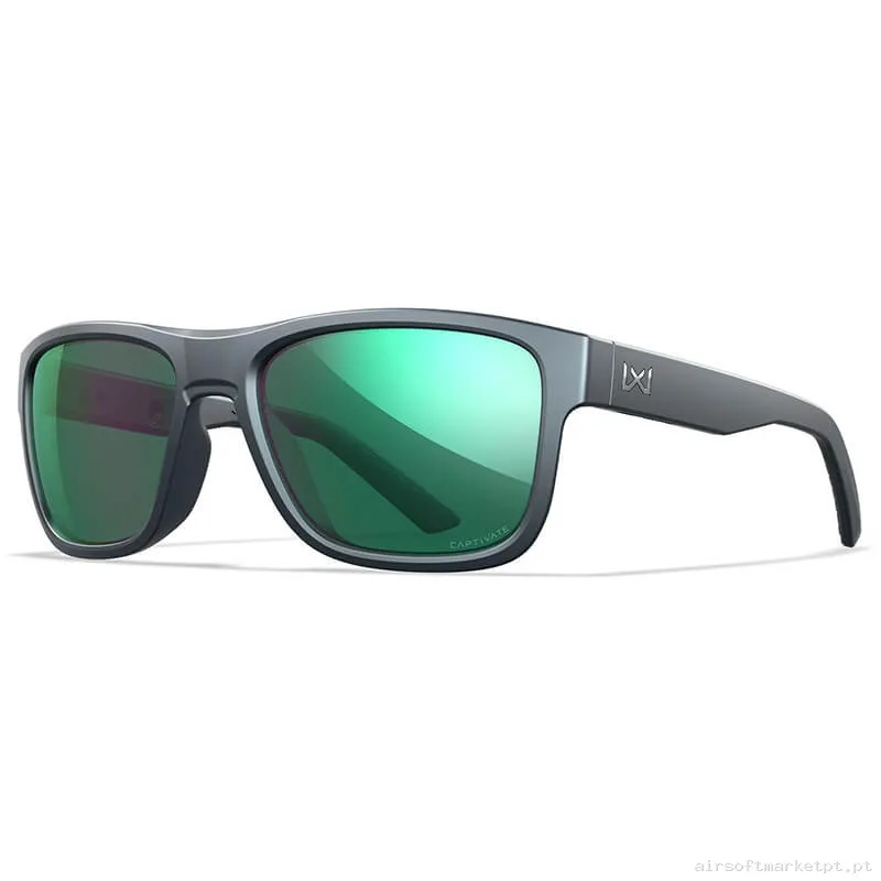 Óculos Wiley X Ovation Captivate verde Polarizado Cinzas — Proteção Ocular & Facial — Airsoft Market PT