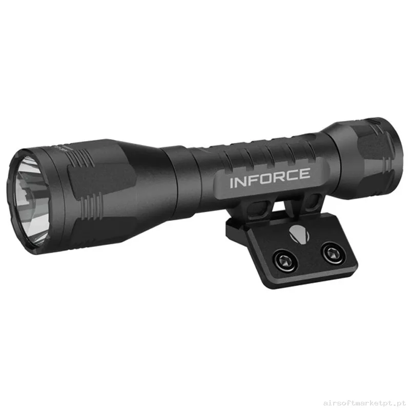 Lanterna Tática Inforce Arc 650 Lr-M Modular Weapon Light preta — Lanternas & Lasers — Airsoft Market PT