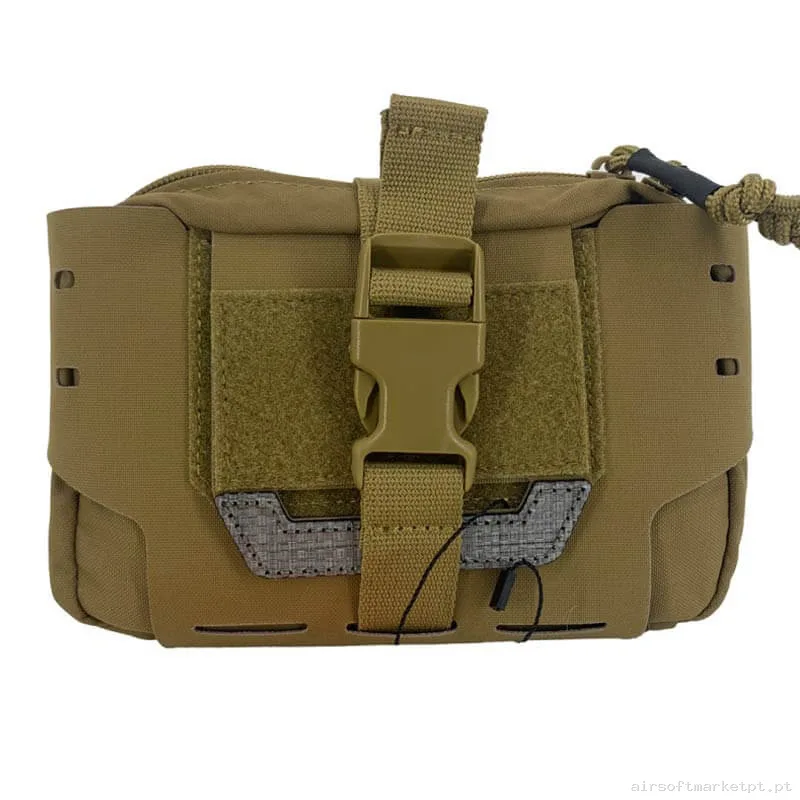 Pouch Médico Conquer Láser Cut Ifak Coyote Brown — Coletes & Rigs — Airsoft Market PT
